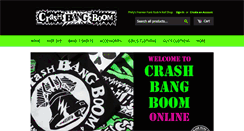Desktop Screenshot of crashbangboomonline.com