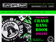 Tablet Screenshot of crashbangboomonline.com